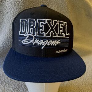 Drexel Dragons Adidas Adult Adjustable SNAPBACK Cap Hat NCAA  Spellout Logo